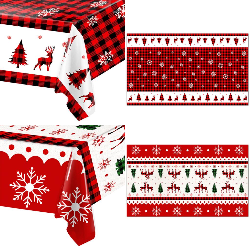 Christmas Tablecloth Merry Christmas Decorations For Home 2025 Navidad Noel Kerst Xmas Table Decor Gifts New Year 2026 Natal