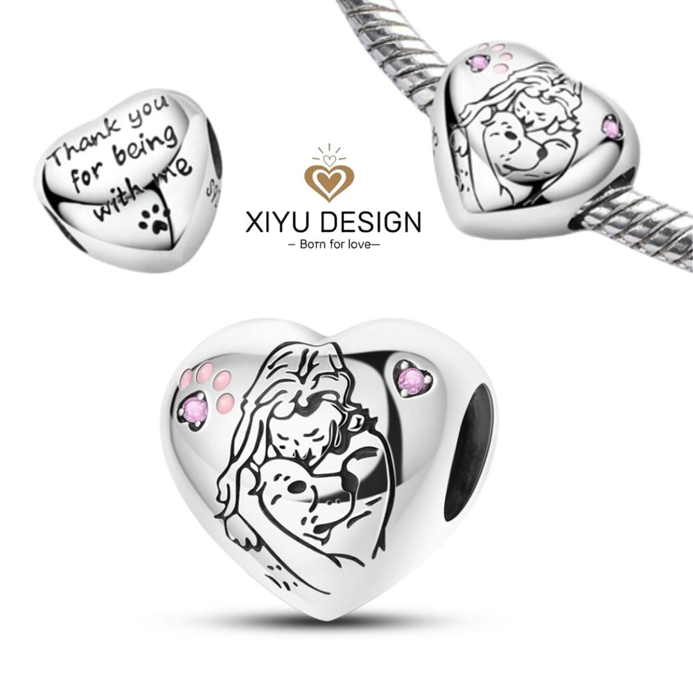 Splittable Mother Daughter Dangle Charm Bead Component Bead Components Compatible With Authentic Original Bracelet High Quality Fine Jewelry Designed