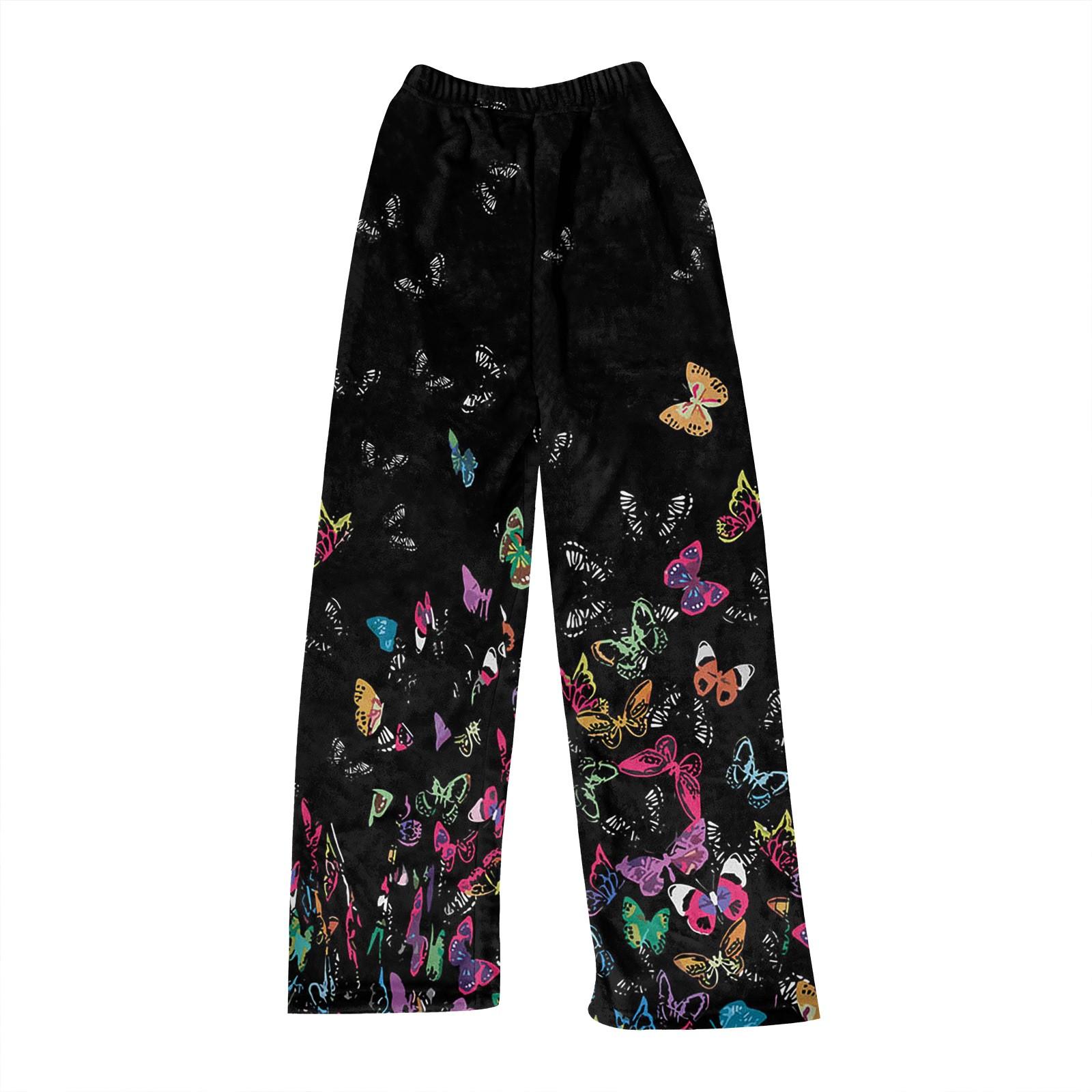 

Женские зимние клетчатые брюки, длинные брюки, спортивные брюки XXL чёрный