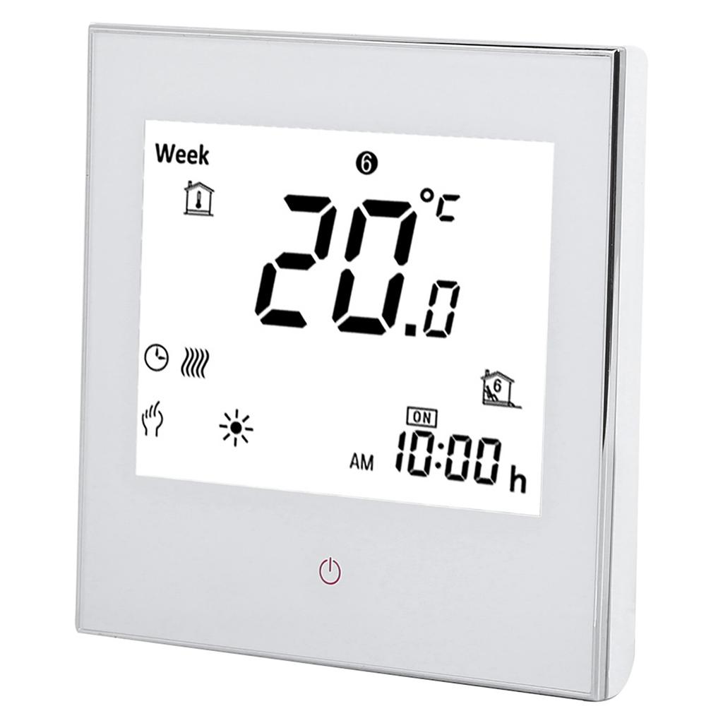 Heating Room Thermostat Weekly Programmable LCD Display Touching Screen 5A AC110‑230V