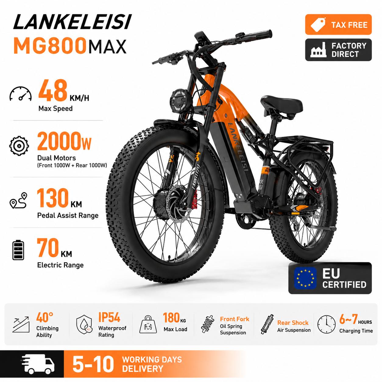 LANKELEISI MG800MAX Factory Direct Original Dual