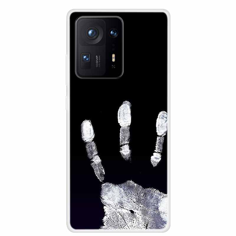 For Xiaomi Mix 4 Case Luxury Soft Silicone Back Cover Phone Case For Xiaomi Mi Mix4 Coque TPU Cartoon 2106118C Fashion Funda