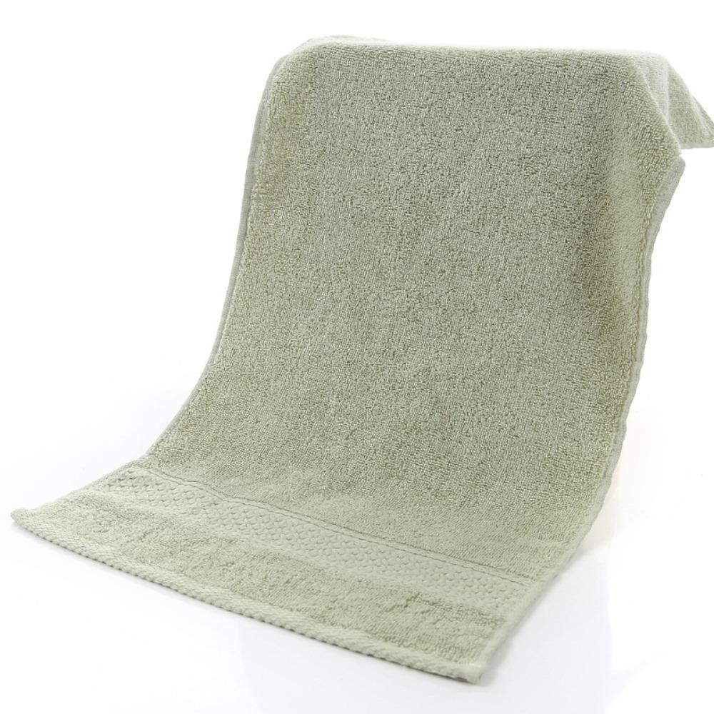 Spot large thickened cotton souvenir towel hotel men's sports face towel plain color broken gear water absorption