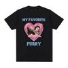 Jacob Black Is My Favorite Furry T-shirt Twilight Funny Meme T Shirt Y2K Harajuku Top Fashion Casual T-shirt Street Wear Unisex