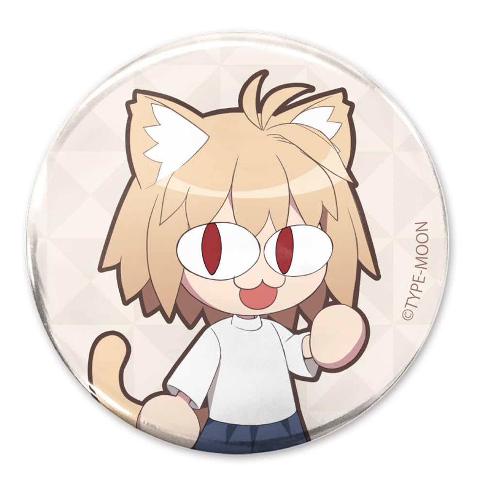 

2D Cospa Tsukihime кусок синего стекла Nekoark 65 мм оловянный значок [Официальный] -Луна-
