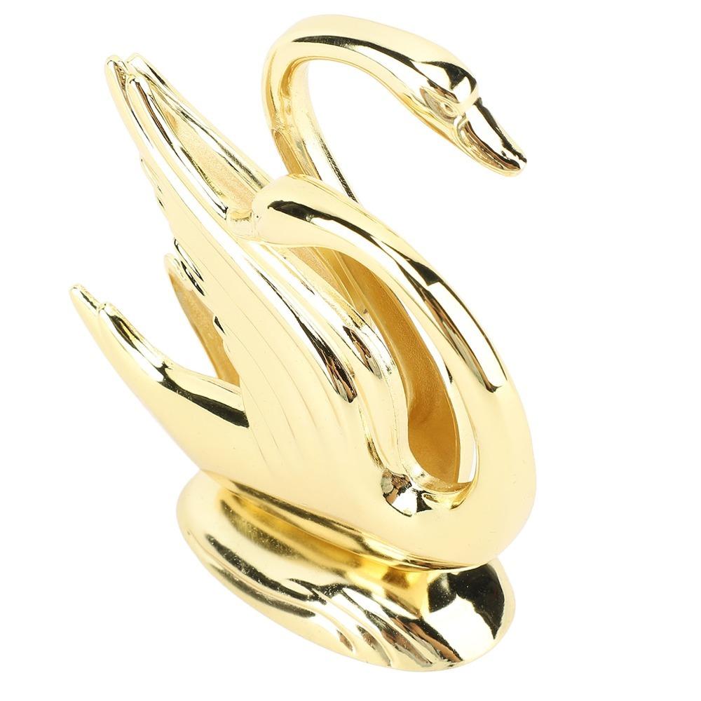 Upright Gold Napkin Holder Zinc Alloy Tissue Dispenser Stand For Restaurant