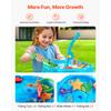 SucceBuy Water Table Playset Children's Outdoor Beach Toy with Fishing Game Set Summer Water Activity Table for Kids Toddlers
