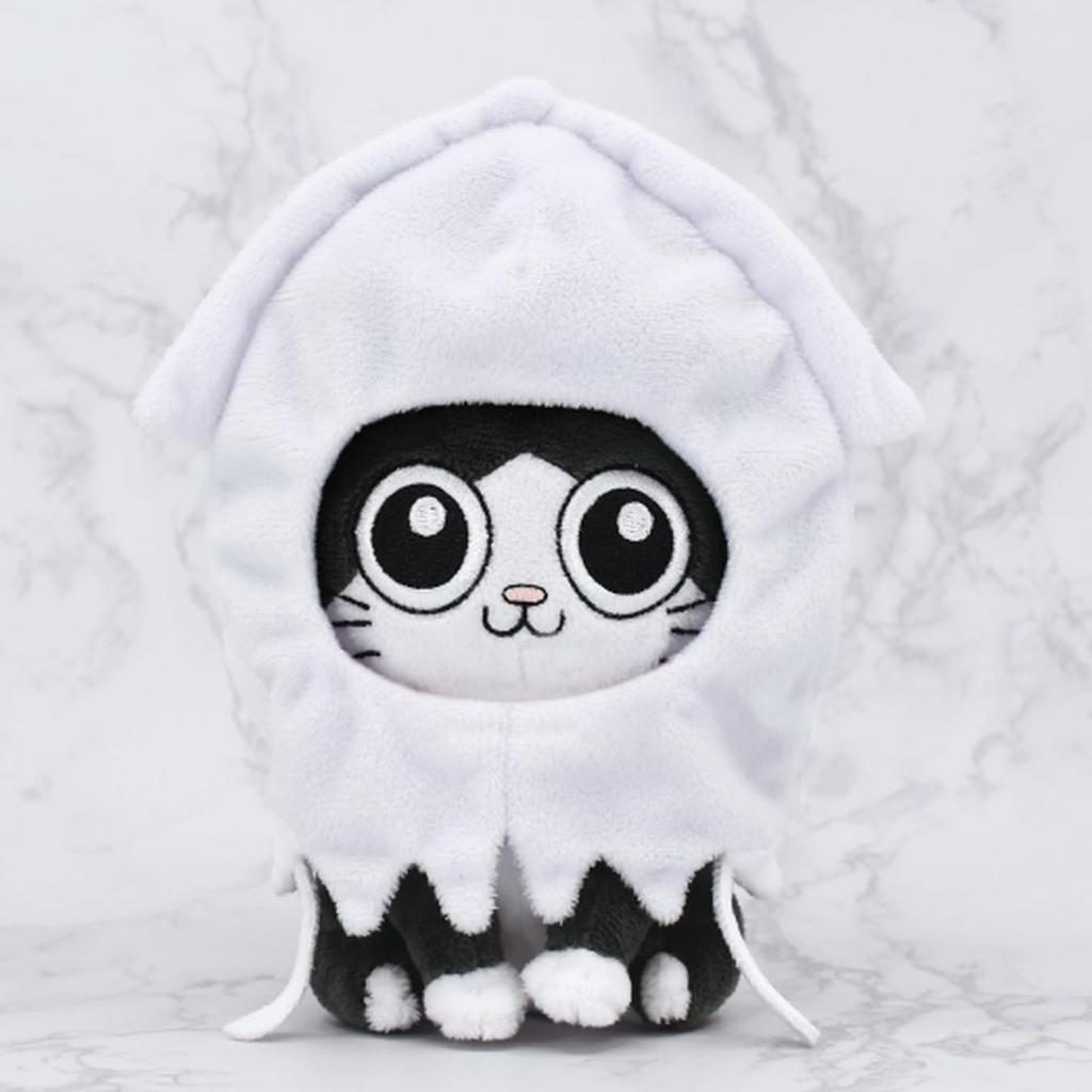 An Old Man Who Was Reincarnated As a Cat Squid Costume Chibi Plush Toy Collection