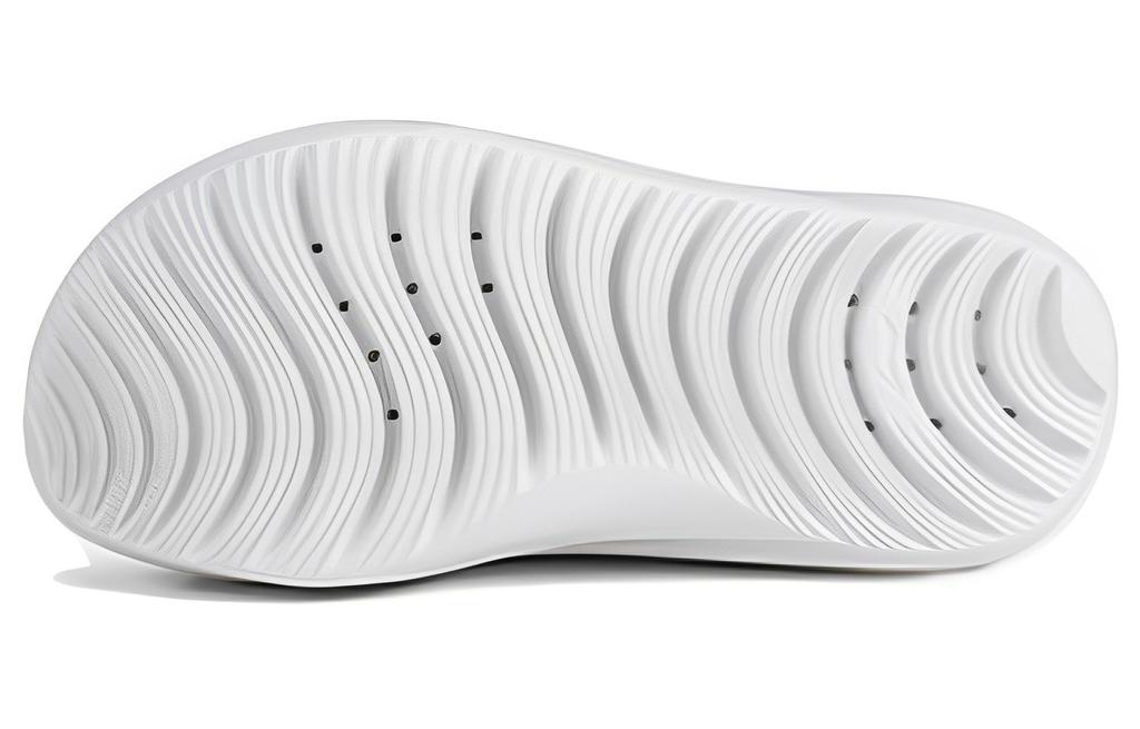 Li Ning Slip Resistant Abrasion Resistant EVA Quiet Slide Slippers Unisex White LNXU931-2