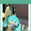 Pluszowy plecak Hatsune Miku Dla nastoletnich dziewcząt i chłopców Z kieszeniami