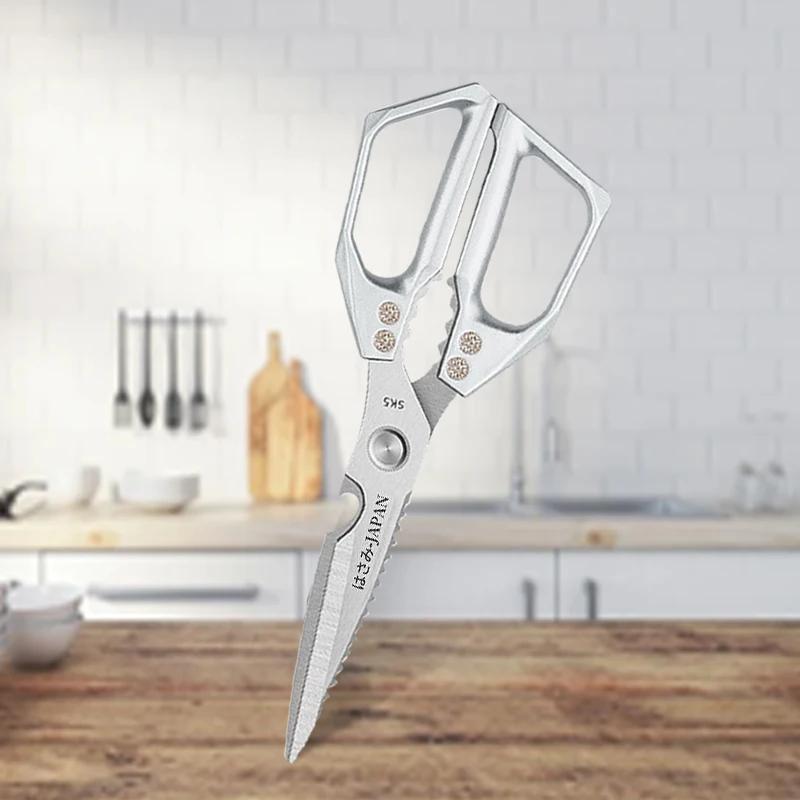 

Кухонные ножницы из нержавеющей стали, сверхострые ножницы для рыбы, ножницы для куриных костей, прочные ножницы для резки мяса и барбекю