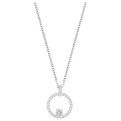 Colar Círculo de Criatividade Constella Com Pedras de Cristal Colar Feminino Prata 5198686