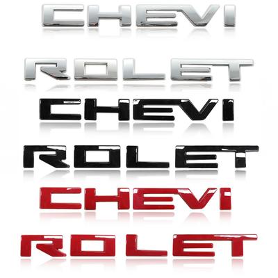 Overlay Letters Emblem FOR Chev Silverado  Front Grille -2025