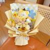 Cute Plush Bouquet Flower Bouquet Popular Gift for Entrance and Creative Gift for Home Includes Message Design Gift, Birthdays, Friends, Children,