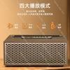 Retro Wooden Bluetooth Speaker with High-Volume Subwoofer Output,Portable Outdoor Music Player Campin,Reading Home Desktop Setup