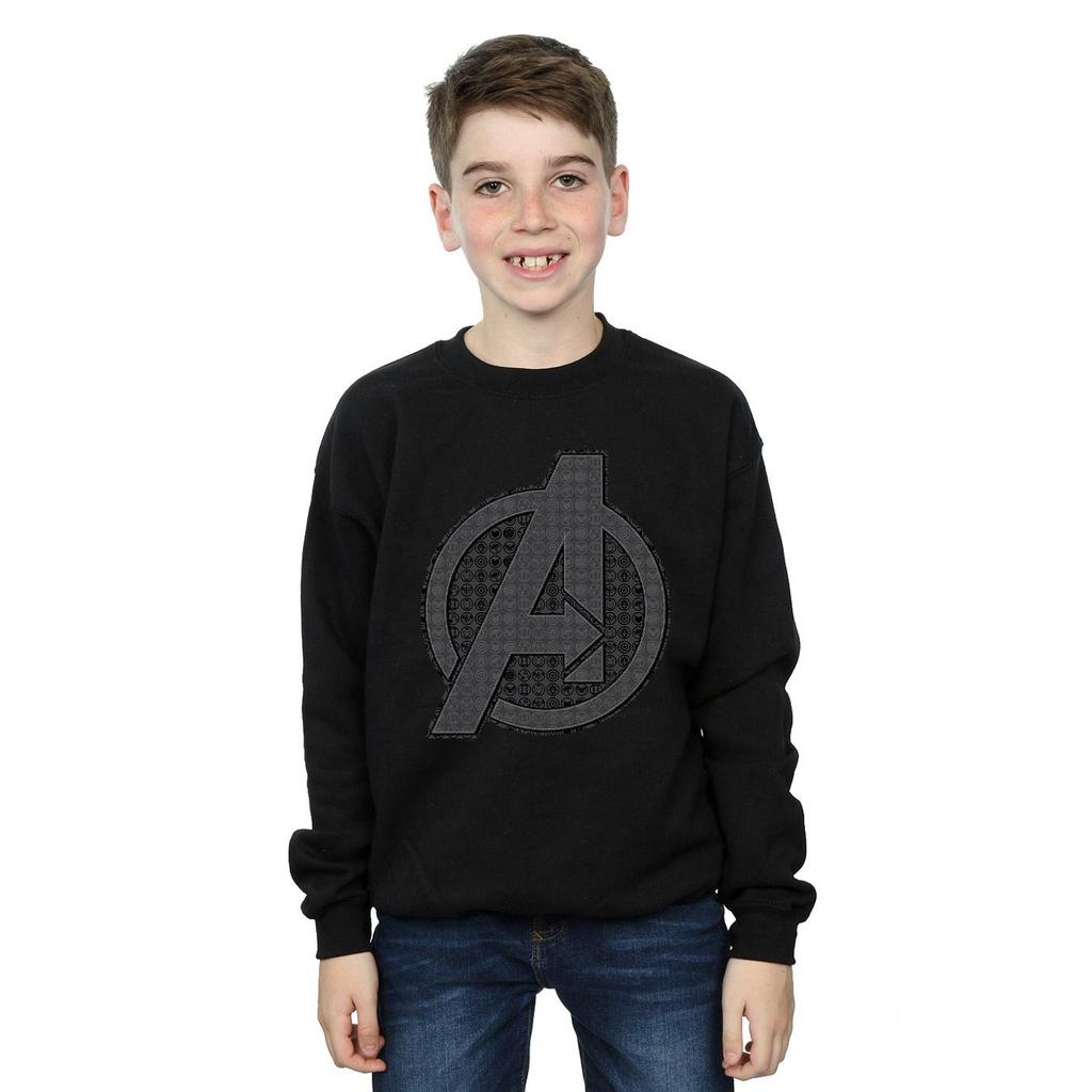 Marvel Boys Avengers Endgame Iconic Logo Sweatshirt