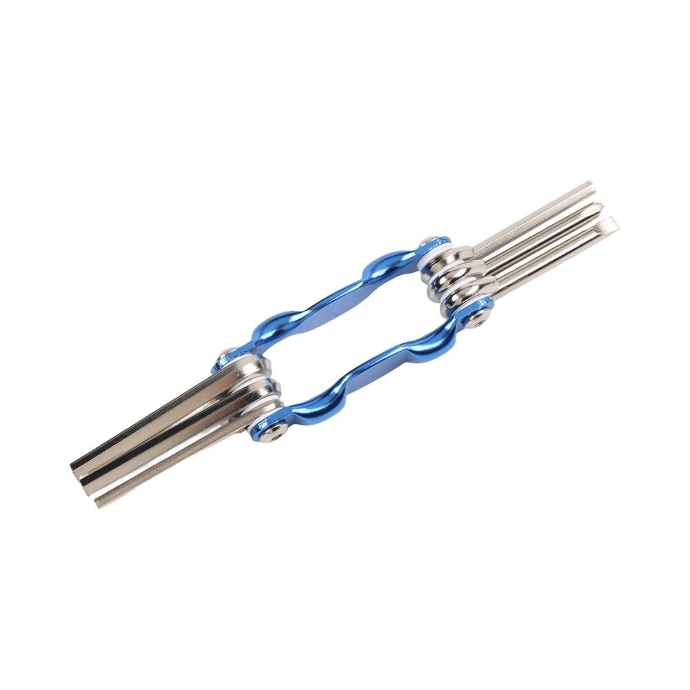 Aluminum Alloy Construction Foldable Hex Wrench Foldable Design