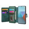 CASENEO MW-02 For Xiaomi Redmi Note 13 Pro+ 5G Case Magnetic Detachable Zipper Leather Cover