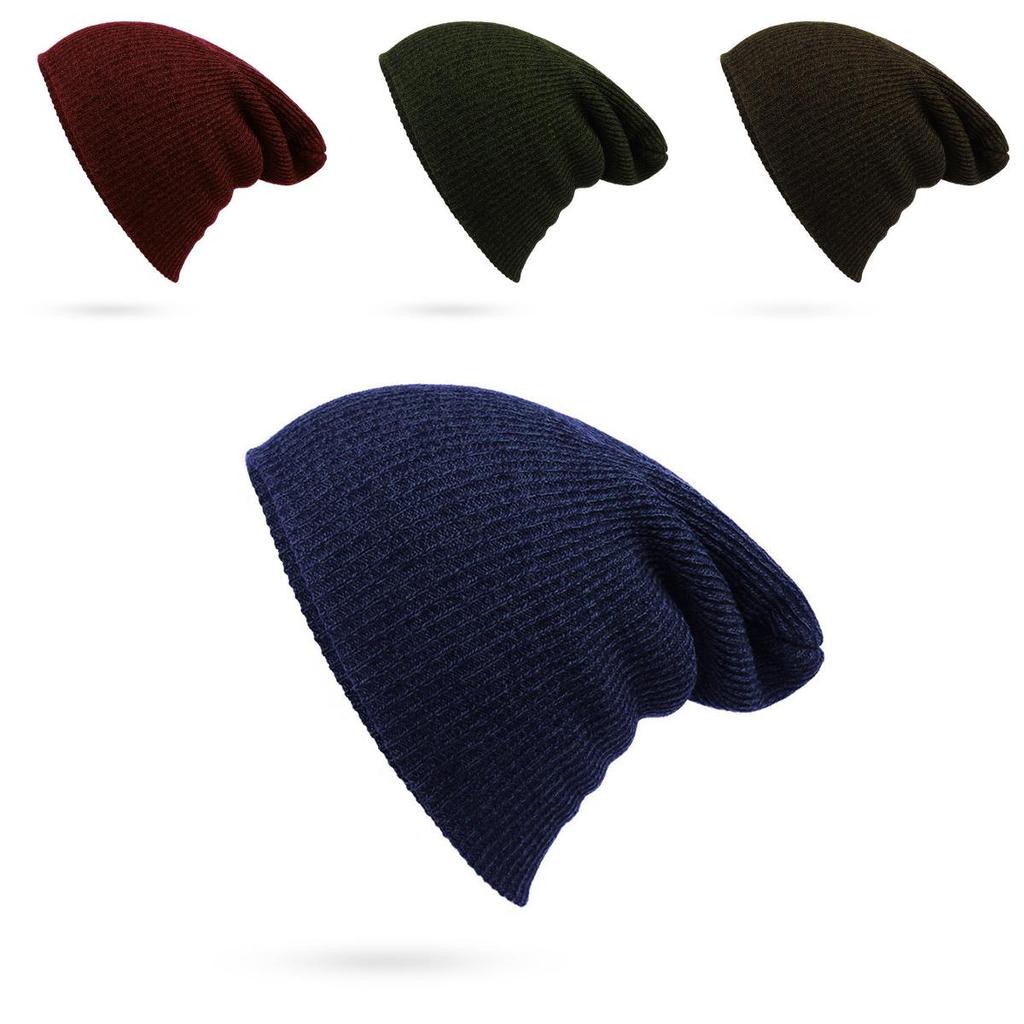 Premium Quality Men Women Unisex Knit Baggy Beanie Winter Hat With Timeless Design