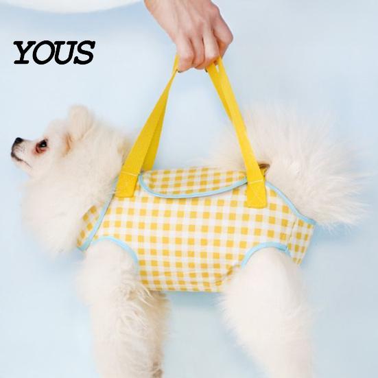 Bequeme Haustier-Schultertasche Umhängetasche, Hundetrage-Schlinge mit vier Beinlöchern, Atmungsaktives Segeltuch für Einkaufszentren Verstellbarer Riemen Kleine Hunde