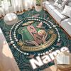 Custom Name Personalized Alpha Kappa Alpha Print Carpet, Versatile Home Decor Rug, for Playroom, Apartment, Balcony, Entryway, Hallway Gift