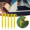 5Pcs Ground Nail Sawtooth Stable Thick High Hardness Tent Stakes for Camping