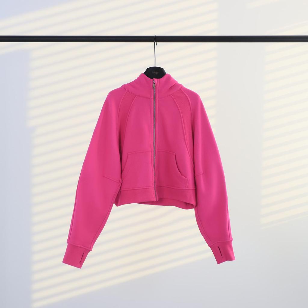 Women's Outdoor Sports Full Zip Loose Hoodie - Autumn/Winter Long Sleeve Casual Fitness Wear (In Stock)