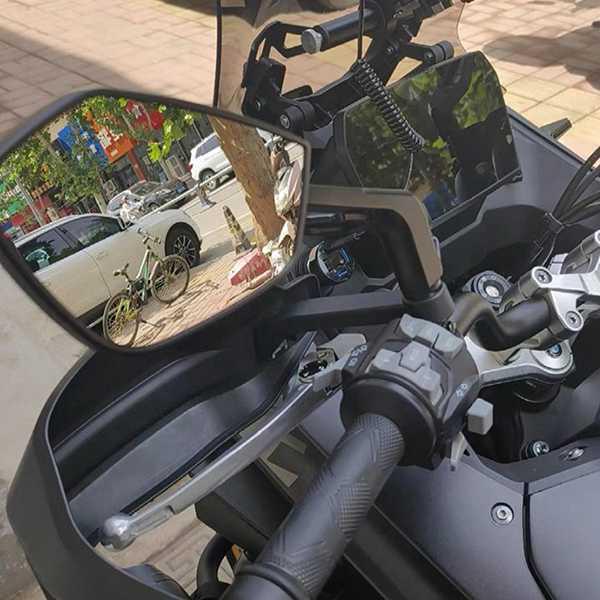 1 Pair Rearview Mirrors for BMW C400GT/C400X, CNC Aluminum Alloy