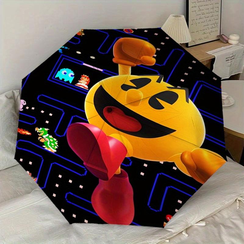 1pc Pac-Man Print Umbrella Multi-functional Umbrella Umbrella for Men & Women, Valentine's Day Anniversary Gift0818228