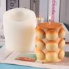 Cylinder Candle Molds for Candle Making Tree Leaf Rose Pillar Silicone Mold for Resin Casting Soap Clay Craft Home Decor