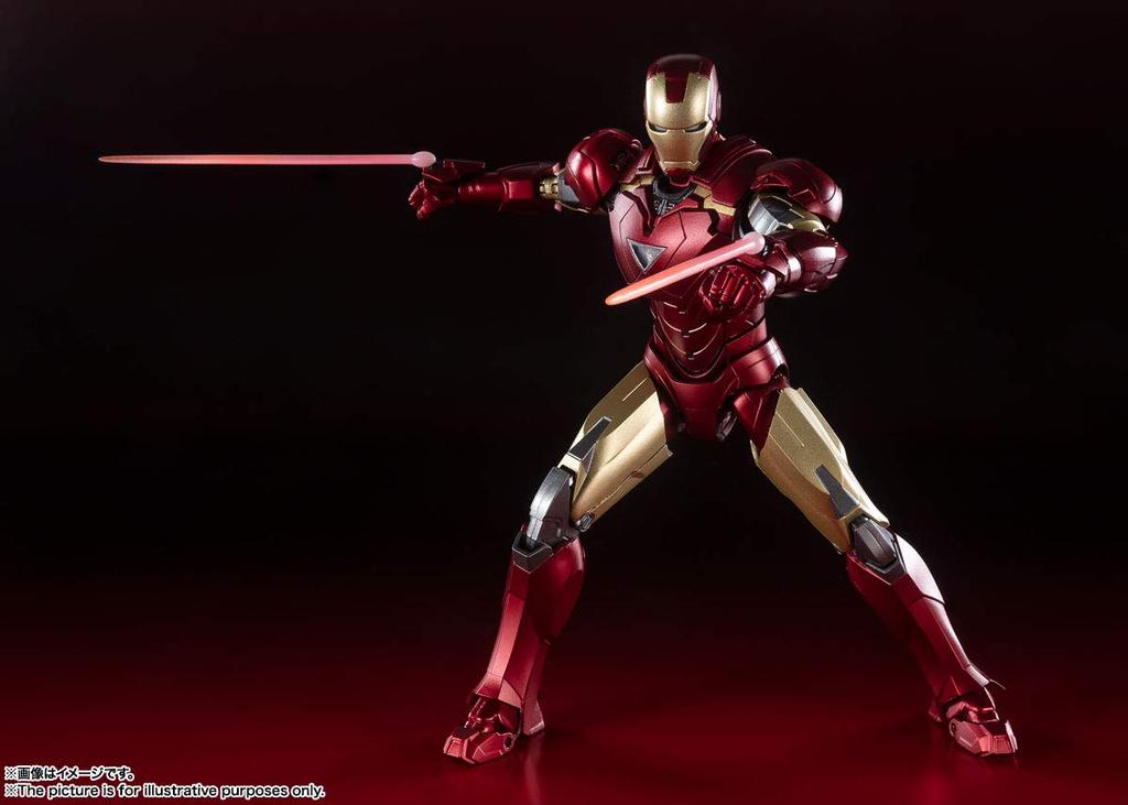 TAMASHII NATIONS Avengers Iron Man Mark 150mm Painted Movable Figure S.H.Figuarts 6-BATTLE DAMAGEEDITION- Approx. PVC&ABS&Diecast