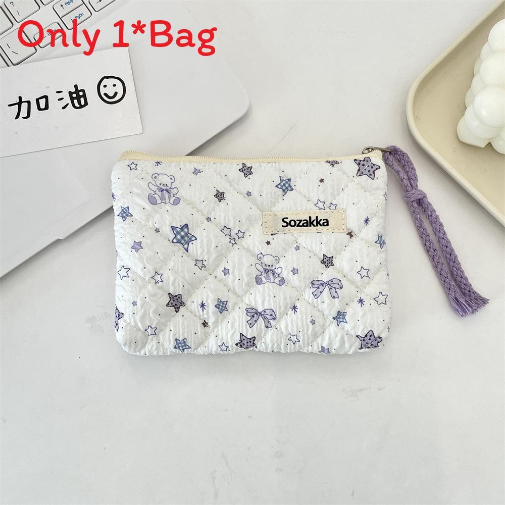 Cartoon Character Polyester Travel Organizer With Embossed Pattern For Women