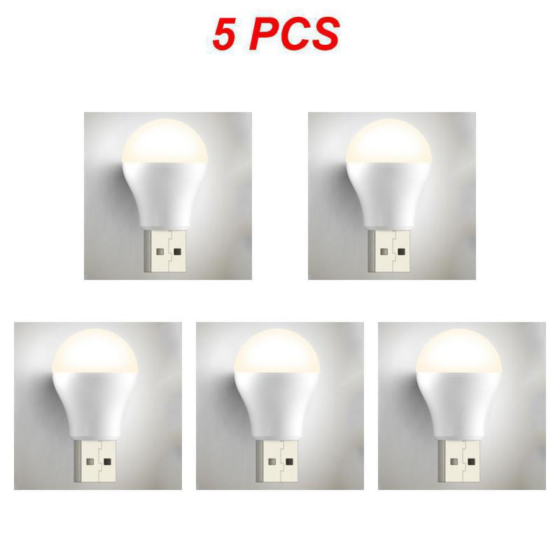 USB Tragbares LED-Licht Kleines Rundes Licht Computer Powerbank Licht Für Computer PC Mobile Powerbank USB-Licht