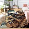 1Pc Through Storm Rug, Office Carpet Indoor Outdoor Doormat, Non-Slip Soft, Living Room, Christmas Halloween Gift. Em9289