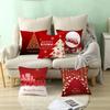 Christmas Themed Pillowcases Car Accessories Office Santa Claus Guest Sofa Home Pillowcases