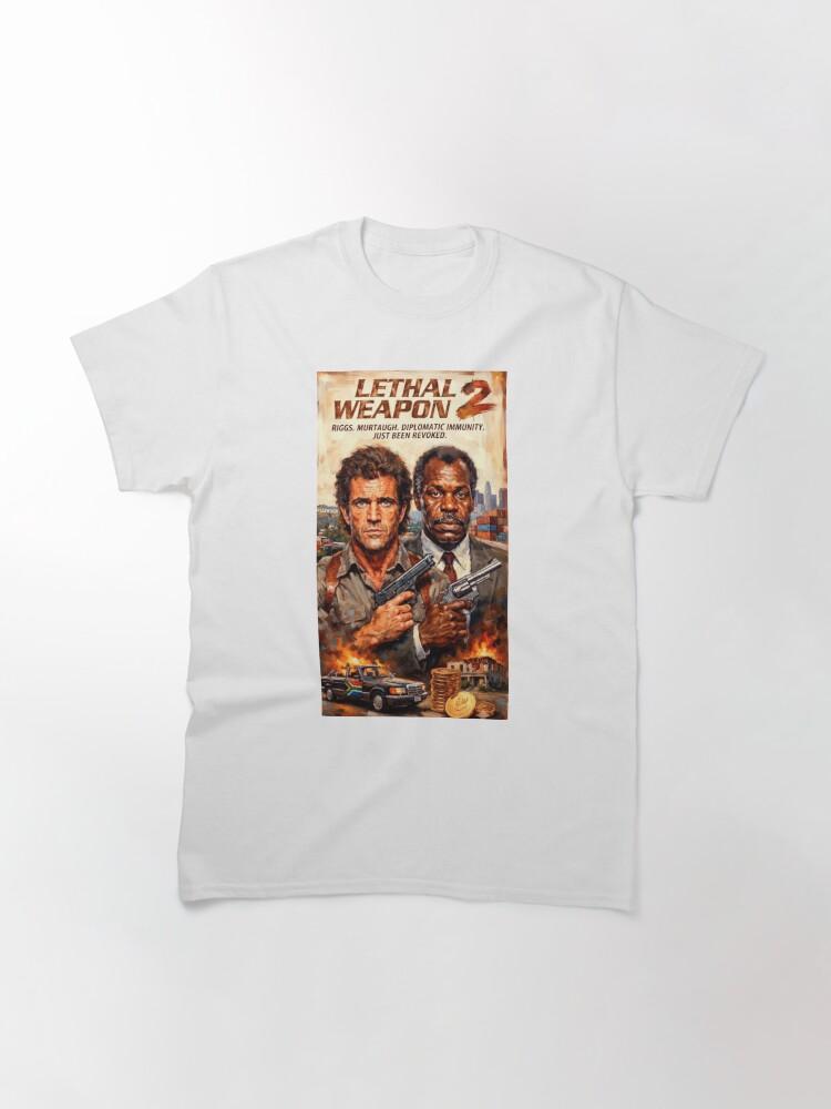 Lethal Weapon Lethal Weapon 2 Buddy Cop Fine Art Tribute Classic T-Shirt