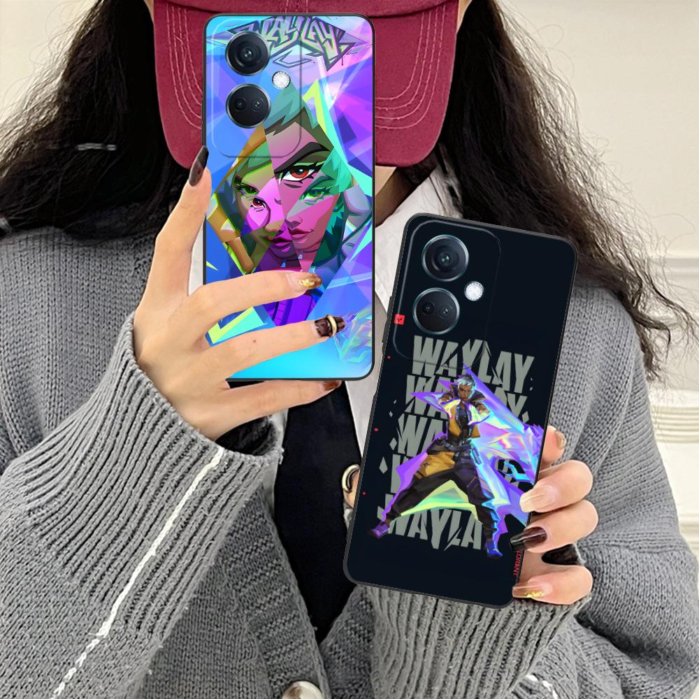 Valo Waylay Phone Case for OPPO Reno 14 13 12 11 10 9 8 7 6 5 F T Pro 5G Soft TPU Shockproof Cover