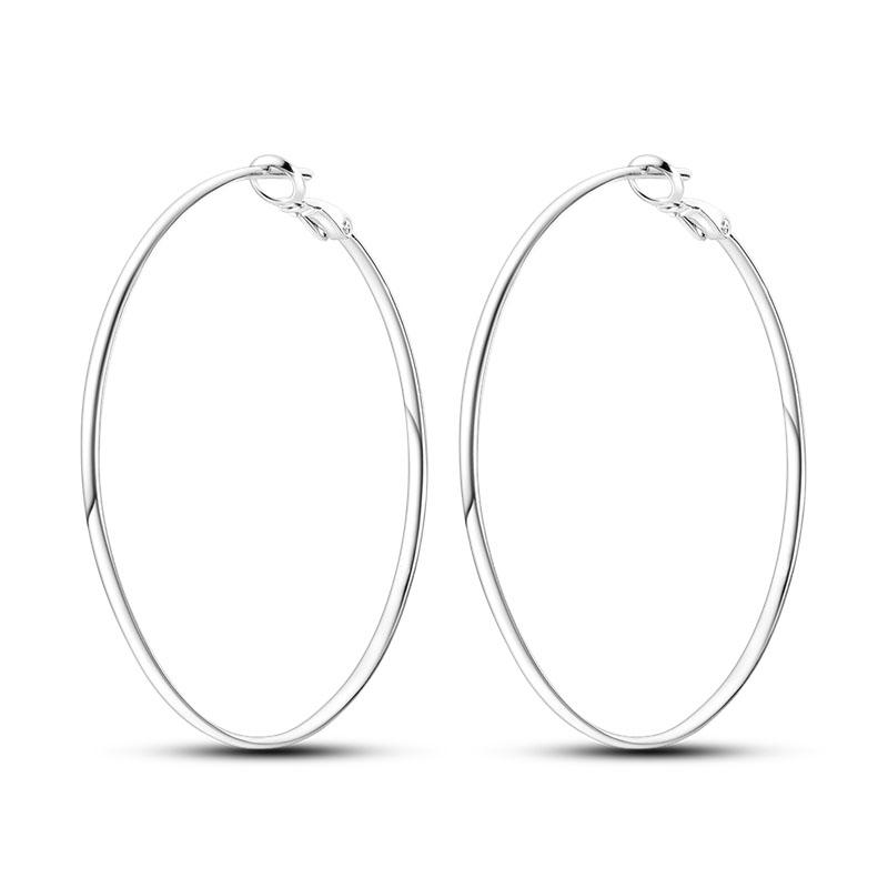 Silver Plated Hoop Earrings Moon Star Dreamcatcher Colored Zircon Fine Earring Jewelry Gift for Women
