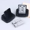 1/2set 50A Cable Connector Plug Battery Quick Connect Disconnect Connector Flush Mount Bracket Panel Cover For Caravan Camper