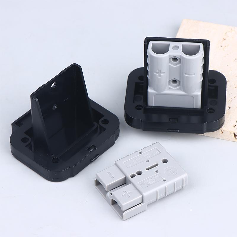 1/2set 50A Cable Connector Plug Battery Quick Connect Disconnect Connector Flush Mount Bracket Panel Cover For Caravan Camper
