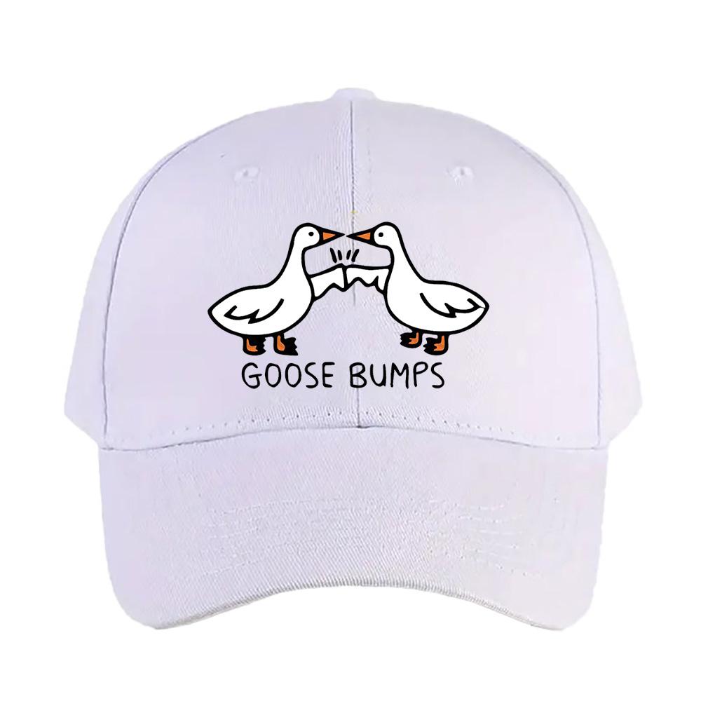 Goose Bumps Caps Summer Adult Baseball Cap Adjustable with Curved Brim Duckbill Hat Protection Sun Hats Casual