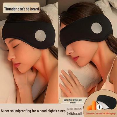Cuffie antirumore universali con mascherina per dormire e sport invernali all'aperto - Velcro e velluto per uomo e donna