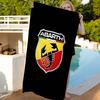 A-AbarthS-S LOGO Microfiber Beach Towel Absorbent Quick Dry Soft Yoga Swimming Resort Mountain Climbing Towel