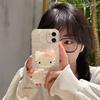 Cute Kuromi Hello Kitty Phone Holder Casing For Samsung A57 A56 A55 5G A54 A53 A17 A07 A36 A35 A26 A52 A34 A16 A15 A14 5G Case