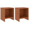Bedside Table - Maison Exclusive - 2pcs - Solid Pine Wood - Honey Brown - 35x30x40cm