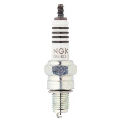 NGK CR6HDX-S Spark Plug for 2 Wheels, MotoDX Plug, 90708, Heat Value No. 6, Screw Type