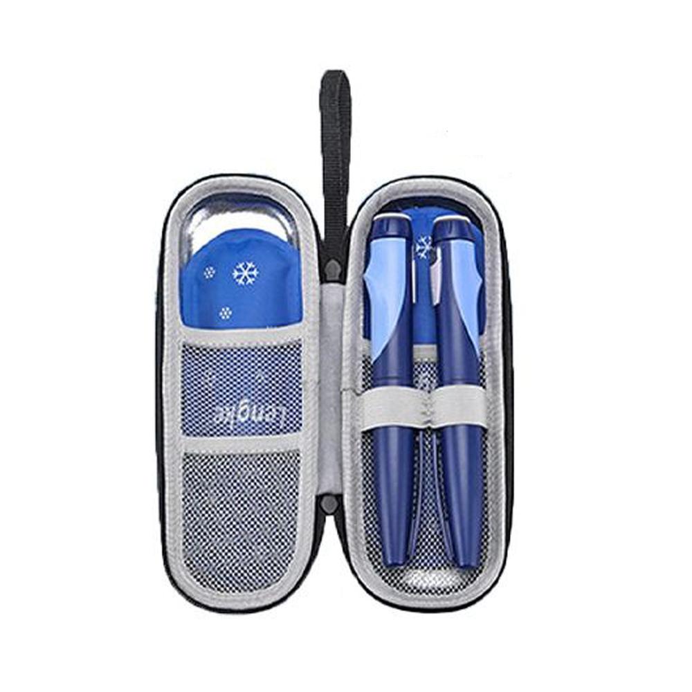 Portable Insulin Cooling Bag Without Gel Diabetic Pocket Pill Protector Waterproof Oxford Thermal Insulated Medicla Cooler