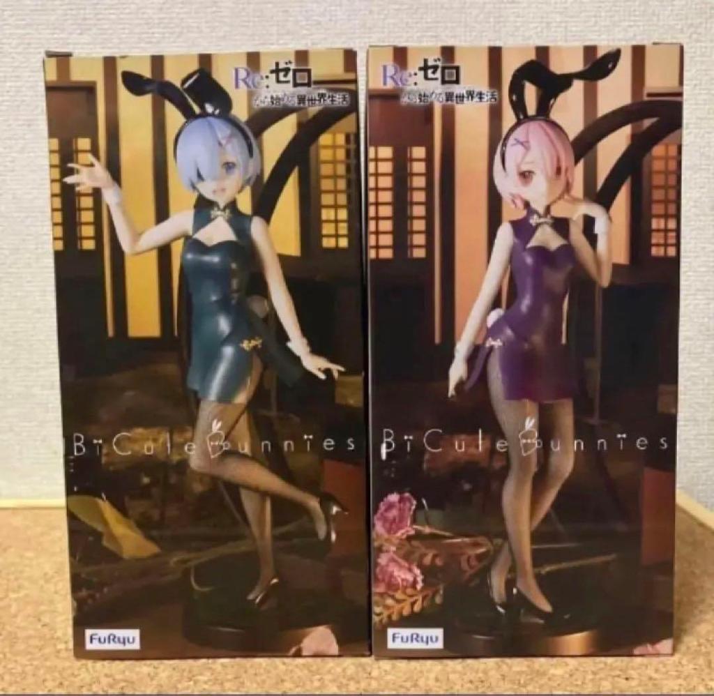[USED] Re:Zero Ram and Rem 4 Figures *BiCute Bunnies