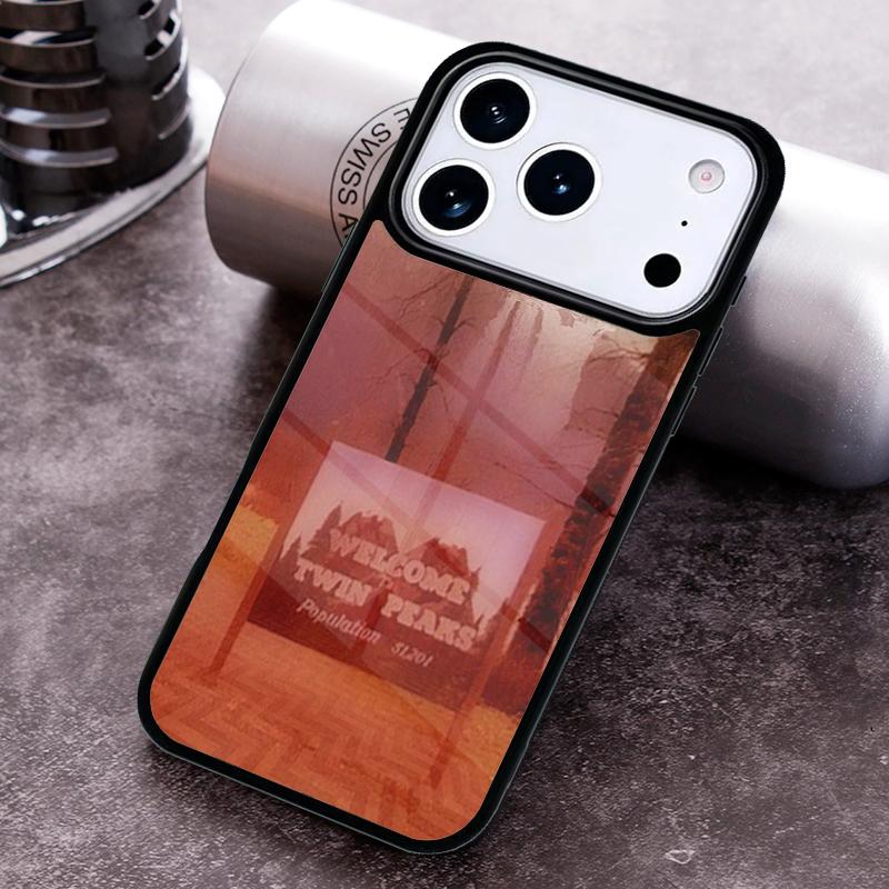 Welcome To Twin Peaks soft Phone Case For iPhone 17,16e,15,14,13,12,11,Mini,Pro,MAX soft Silicone Cover
