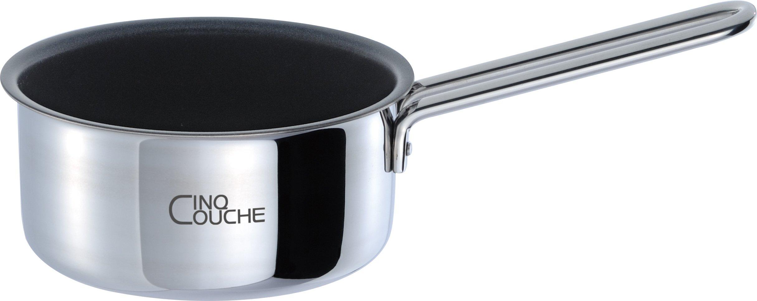 

Urushiyama Milk Made in Cinq Induction Compatible Pan, 14cm, Japan, Couche,